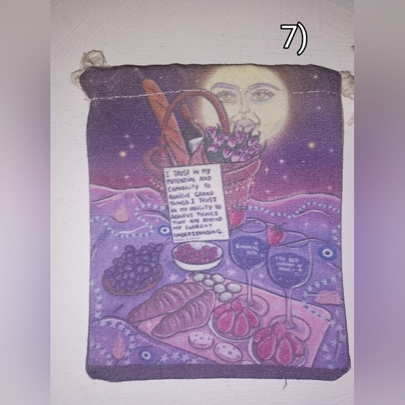 Art Printed Drawstring Bag - Picture 10 of 16